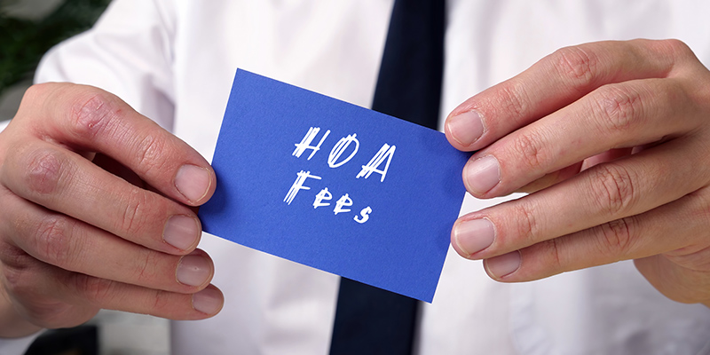 early payments of hoa dues