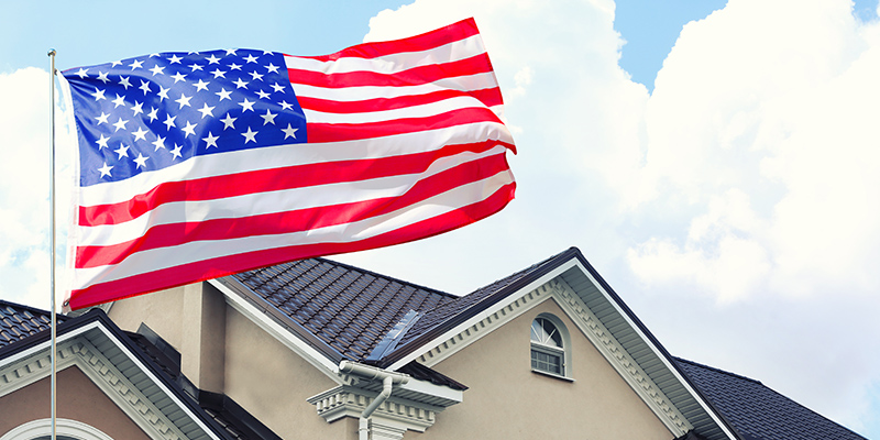 remove American flag in HOA